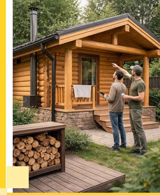 Бани для дачи под ключ в Керчи от 255300 р. | ЭриданКрч