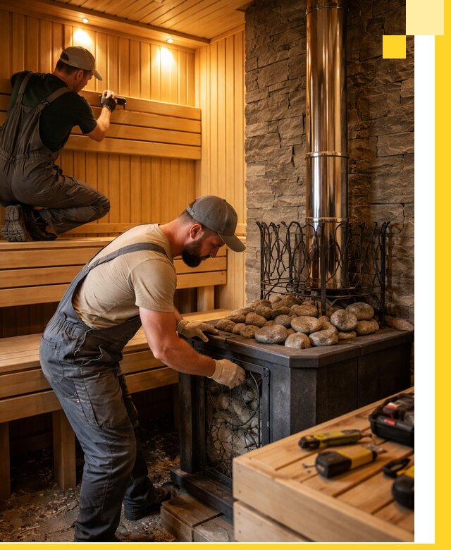 Комплексный дизайн бань, саун и зон отдыха в Керчи