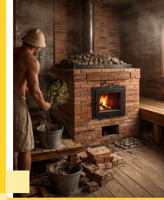 Кирпичные банные печи в Керчи от 91908 р. | ЭриданКрч