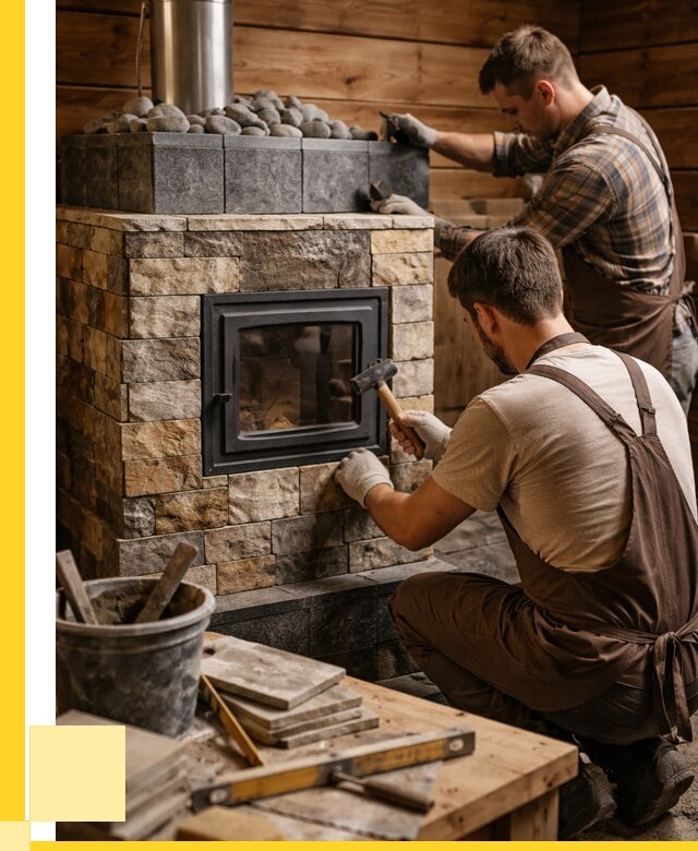 Облицовка банной печи в Керчи от 15318 р. | ЭриданКрч