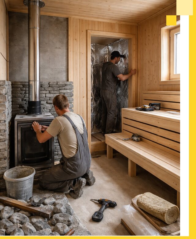 Строительство и изготовление бань под ключ в Керчи