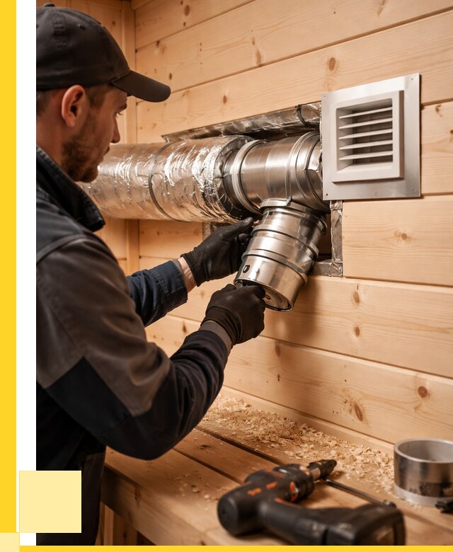 Монтаж вентиляции бани в Керчи от 12254 р. | ЭриданКрч