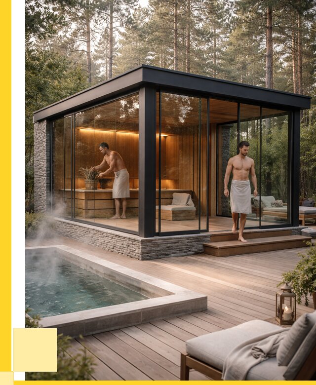 Стеклянные бани и двери в Керчи от 459540 р. | ЭриданКрч