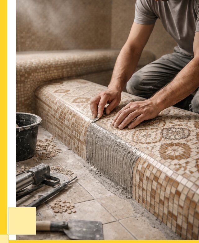 Плитка для хамама под ключ в Керчи от 3574 р. | ЭриданКрч