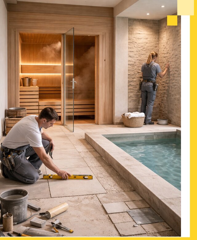 Комплексный дизайн и отделка интерьеров SPA под ключ в Керчи